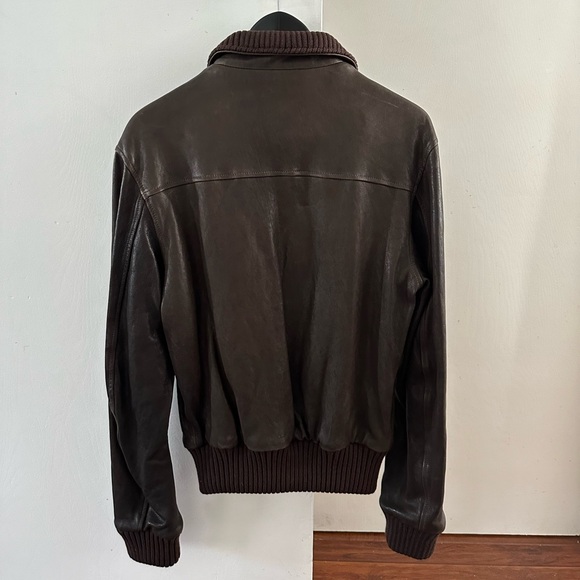 NWT Ferrari premium leather bomber jacket - Picture 2 of 7